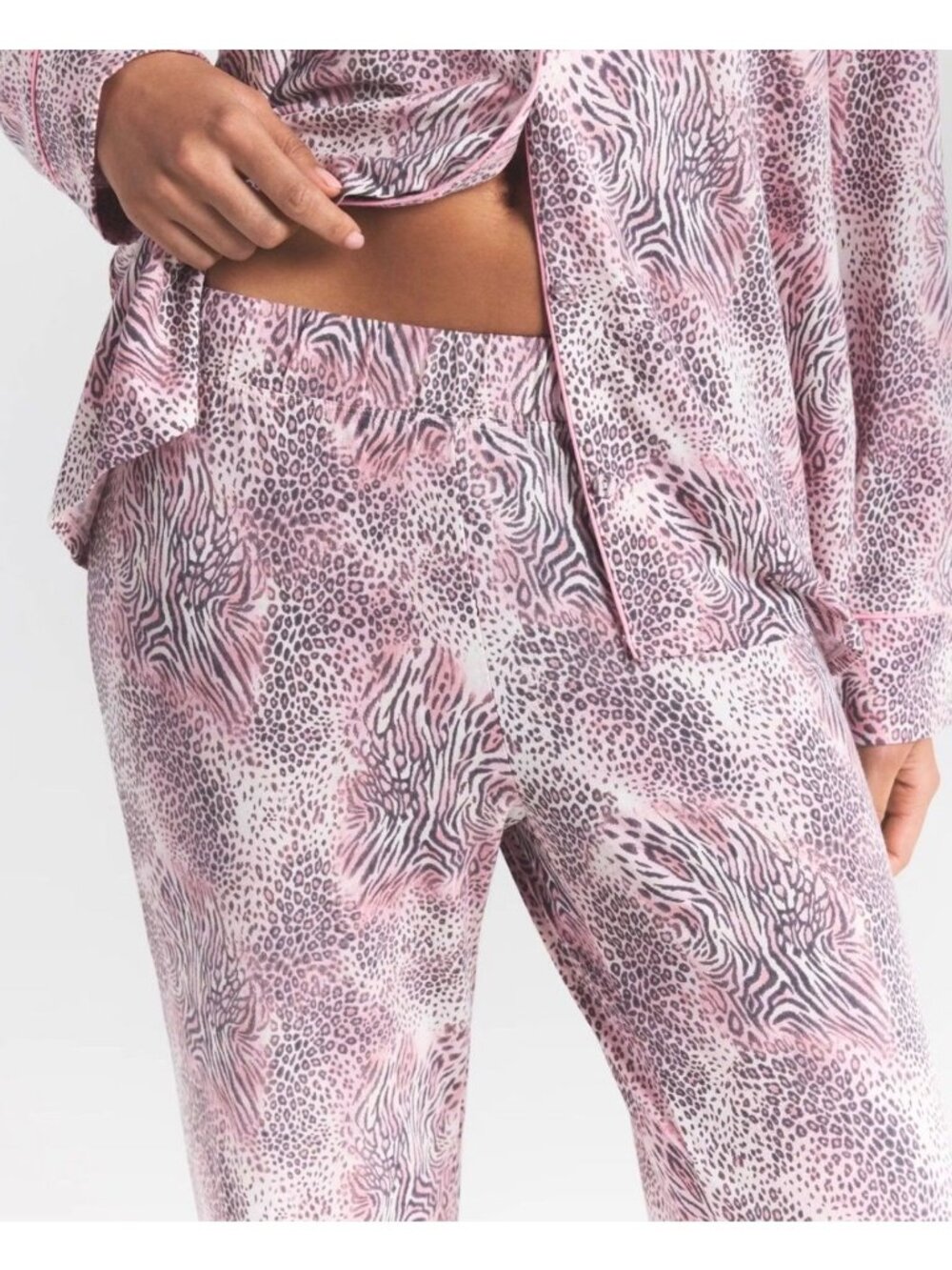 NWT SKIMS Bloom Mini Multi Animal print sleep pants